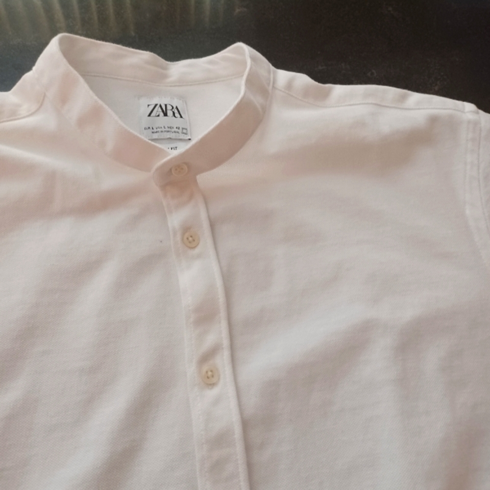 White Zara top